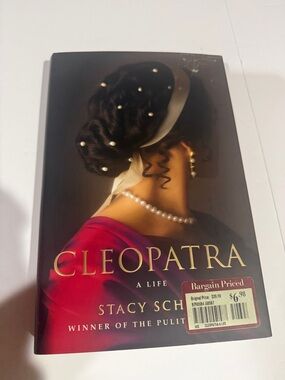 Cleopatra: A Life by Stacy Schiff - Hardcover Biography in Red and Black